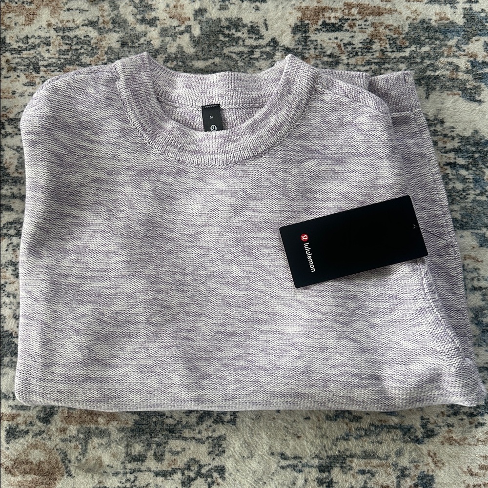 Lululemon Men’s Textured Knit Crewneck Sweater NWT